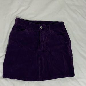 purple mini skirt from Brandy Melville by~ john galt